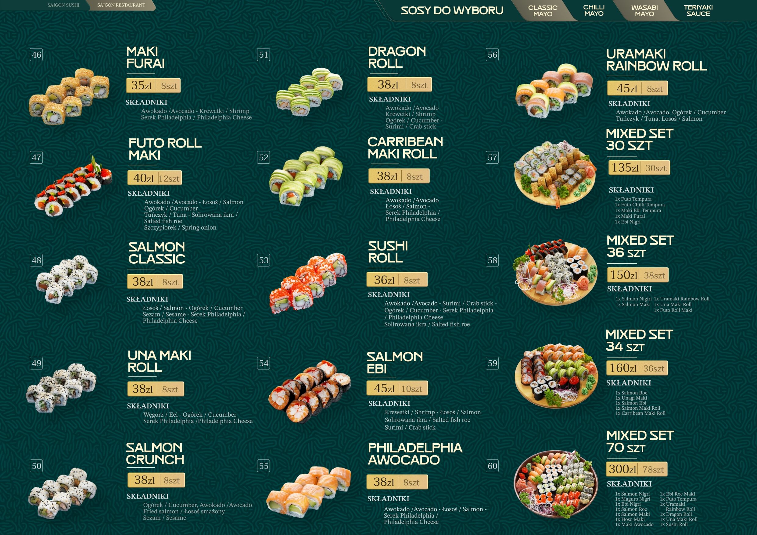 Danie sushi 4