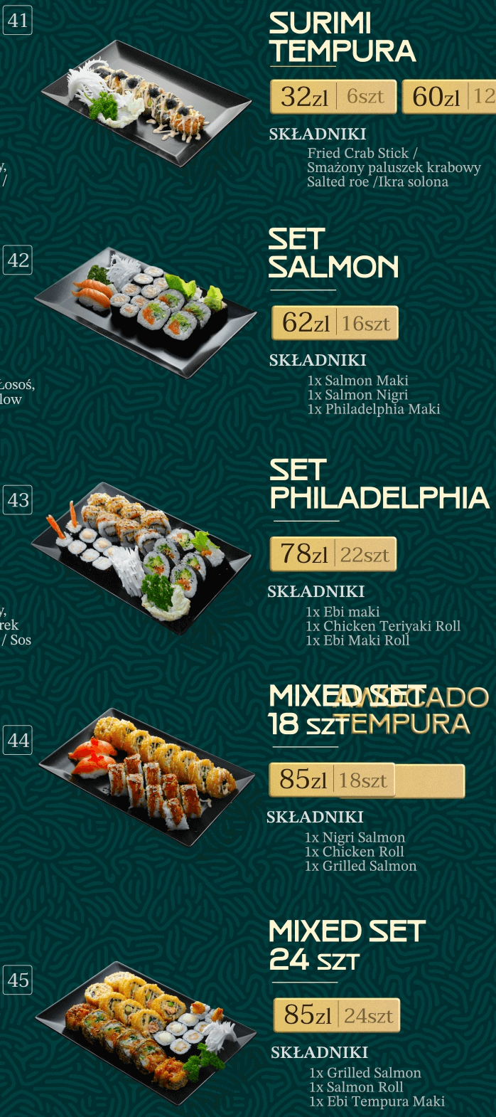 Danie sushi 9